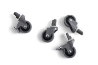 Billede af HAY Colour Crate Wheels Set of 4 Medium - Grey 