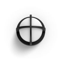 Billede af PHILIPS Astilbe Væglampe H: 17,5 cm - Sort/Aluminium 