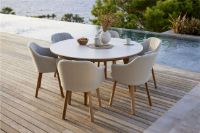 Billede af Cane-line Outdoor Choice Stol H: 87 - Teak/White