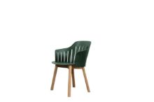 Billede af Cane-line Outdoor Choice Stol H: 87 - Teak/Dark Green