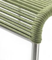 Billede af FDB Møbler M20S Teglgård Snore Skammel 36x50x50 cm - Rustfrit Stål/Grøn Meleret