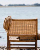 Billede af Nordal Vasai Lounge Havestol SH: 36 cm - Flettet Polyrattan/Natur