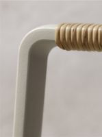 Billede af Vipp 711 Outdoor Open-Air Chair H: 76 cm - Light Grey Aluminium/Meadow