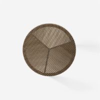 Billede af Vipp 716 Outdoor Open-Air Coffee Table Ø: 90 cm - Teak