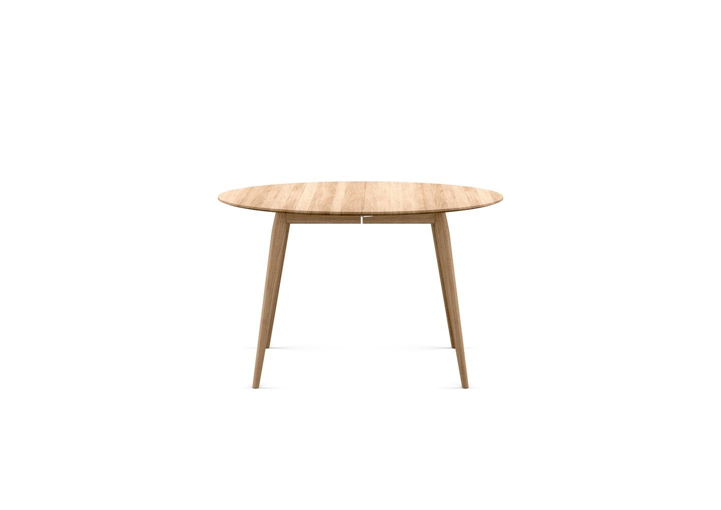 Billede af Bruunmunch PLAYdinner Round Spisebord Inkl. 2 Tillægsplader Ø: 120/220 cm - Naturolieret Eg