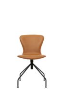 Billede af Bruunmunch PLAYchair Swing Fully Upholstered  - Black/Cognac Basic Leather