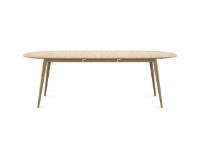 Billede af Bruunmunch PLAYdinner Lamé Spisebord m. Udtræk 180x105 cm - Hvidolieret Eg