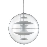 Billede af Verpan Verner Panton Globe Ø: 40 cm - Hvid/Glas