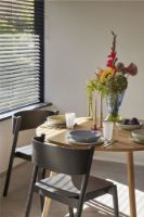 Billede af Hübsch Oblique Dining Chair H: 80 cm - Black OUTLET