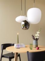 Billede af Hübsch Oblique Dining Chair H: 80 cm - Black OUTLET