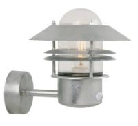 Billede af Nordlux Blokhus Up Sensor Havelampe Væg H: 23 cm - Galvaniseret Stål OUTLET