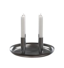 Billede af FROST LIVING Rondo Lysestage 2006 Ø: 27,2 cm - Børstet Sort 