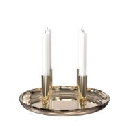 Billede af FROST LIVING Rondo Lysestage 2006 Ø: 27,2 cm - Poleret Guld 