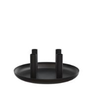 Billede af FROST LIVING Rondo Lysestage 2006 Ø: 27,2 cm - Mat Sort 