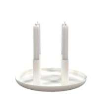 Billede af FROST LIVING Rondo Lysestage 2006 Ø: 27,2 cm - Mat Hvid 