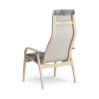 Billede af Swedese Lamino Lænestol SH: 41 cm - Lakeret Bøg/Scandinavian Grey
