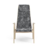 Billede af Swedese Lamino Lænestol SH: 41 cm - Lakeret Bøg/Scandinavian Grey