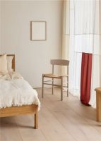 Billede af Fredericia Furniture 3239 J39 Mogensen Spisebordsstol SH: 46 cm - Pebble Grey Bøg/Naturfarvet Flet