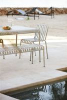 Billede af HAY Palissade Bord + 4 Stole - Sky Grey