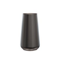 Billede af FROST LIVING Rondo Vase 130 Ø: 13 cm - Børstet Sort 