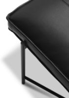 Billede af HANDVÄRK FURNITURE Grand Bench L: 140 cm - Sort/Sort Læder