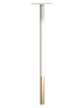 Billede af FROST BUKTO Bordben 710 H: 71,4 cm - Mat Hvid/Børstet Guld