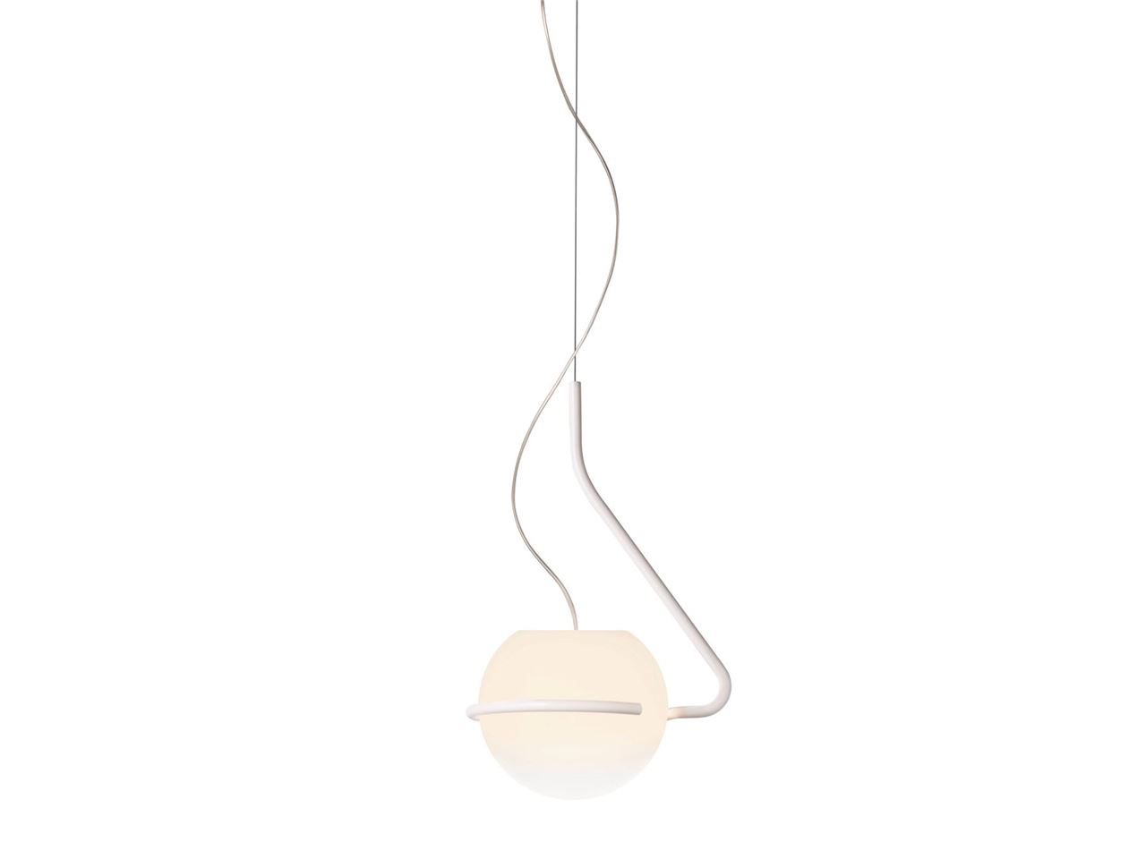 Billede af Foscarini Tonda Pendel Stor H: 60 cm LED - Hvid/Hvid