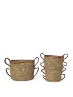 Billede af Ferm Living Verso Baskets Set of 2 - Brick