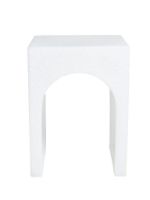 Billede af OYOY Siltaa Recycled Stool H: 12,5 cm - White OUTLET