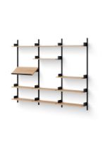 Billede af New Works Display Shelf 1900 190x243,5 cm - Oak/Black
