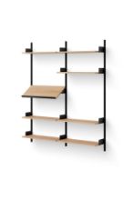 Billede af New Works Living Shelf 1900 190x163,5 cm - Oak/Black