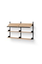 Billede af New Works Office Shelf 900 94x163,5 cm - Oak/Black