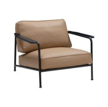 Billede af Wendelbo Aero Loungestol Large SH: 43 cm - Parma Læder/Macchiato