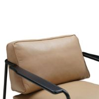 Billede af Wendelbo Aero Loungestol Large SH: 43 cm - Parma Læder/Macchiato