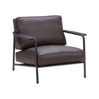 Billede af Wendelbo Aero Loungestol Medium SH: 43 cm - Parma Læder/Mocca