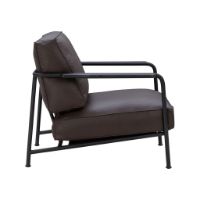 Billede af Wendelbo Aero Loungestol Medium SH: 43 cm - Parma Læder/Mocca