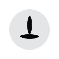 Billede af Wendelbo Glyph Sidebord Ø: 70 cm - Sort