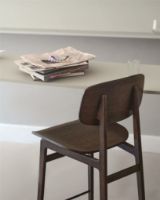 Billede af NORR11 NY11 Bar Chair SH: 65 cm - Dark Smoked Oak OUTLET