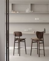 Billede af NORR11 NY11 Bar Chair SH: 65 cm - Dark Smoked Oak OUTLET