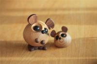 Billede af FableWood Den Lille Mus Sonja Pick-Me-Up H: 6 cm - Træ OUTLET