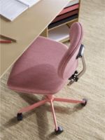 Billede af Montana Kevi 2534U Fuldpolstret Kontorstol SH: 40-53 cm - Steelcut Trio 636/Rhubarb