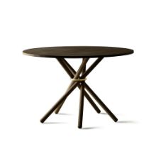 Billede af Eberhart Furniture Hector 120 Dining Table Ø: 120 cm - Dark Oak