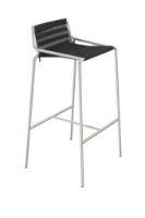 Billede af Thorup Copenhagen Noel Bar Chair SH: 77 cm - Stål/Sort