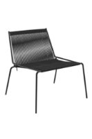 Billede af Thorup Copenhagen Noel Lounge Chair SH: 43 cm - Stål/Sort