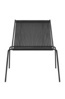 Billede af Thorup Copenhagen Noel Lounge Chair SH: 43 cm - Stål/Sort