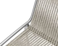 Billede af Thorup Copenhagen Noel Wool Chair SH: 46 cm - Stål/Grå