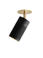 Billede af Thorup Copenhagen Patrone Recessed Ceiling Spot w. Coverplate Ø: 6 cm - Black-Browned Brass