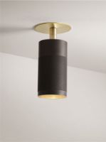 Billede af Thorup Copenhagen Patrone Recessed Ceiling Spot w. Coverplate Ø: 6 cm - Browned Brass
