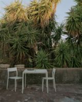 Billede af New Works May Table Outdoor 85x85 cm - Light Grey