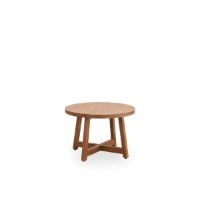 Billede af Sika-Design Aksel Teak Sofabord Ø: 75 cm - Natur